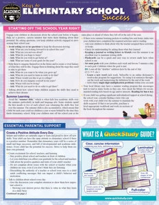 Keys To Elementary School Success